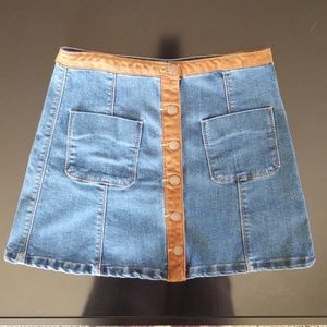 America Rag Denim Mini Skirt